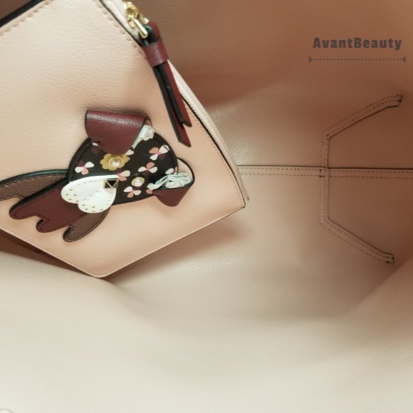 Kate Spade Large Pup Puppy Dog Reversible Tote New - Picture 13 of 15